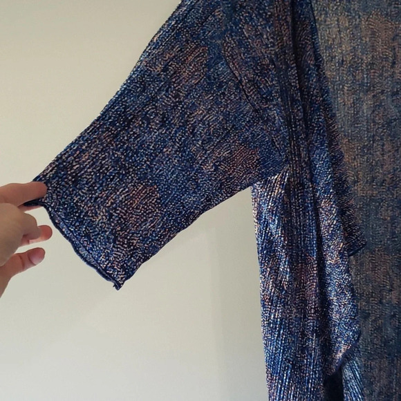 LuLaRoe Long Line Cardigan Women Large Oversized Layer Duster Coastal Beach - Picture 4 of 11